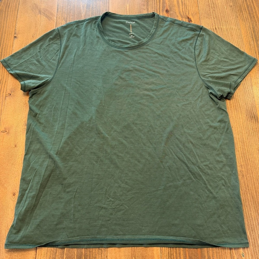 Proof Huckberry Shirt Mens Navy 72 Hour Merino Wool Base Layer Tee Outdoor XXL